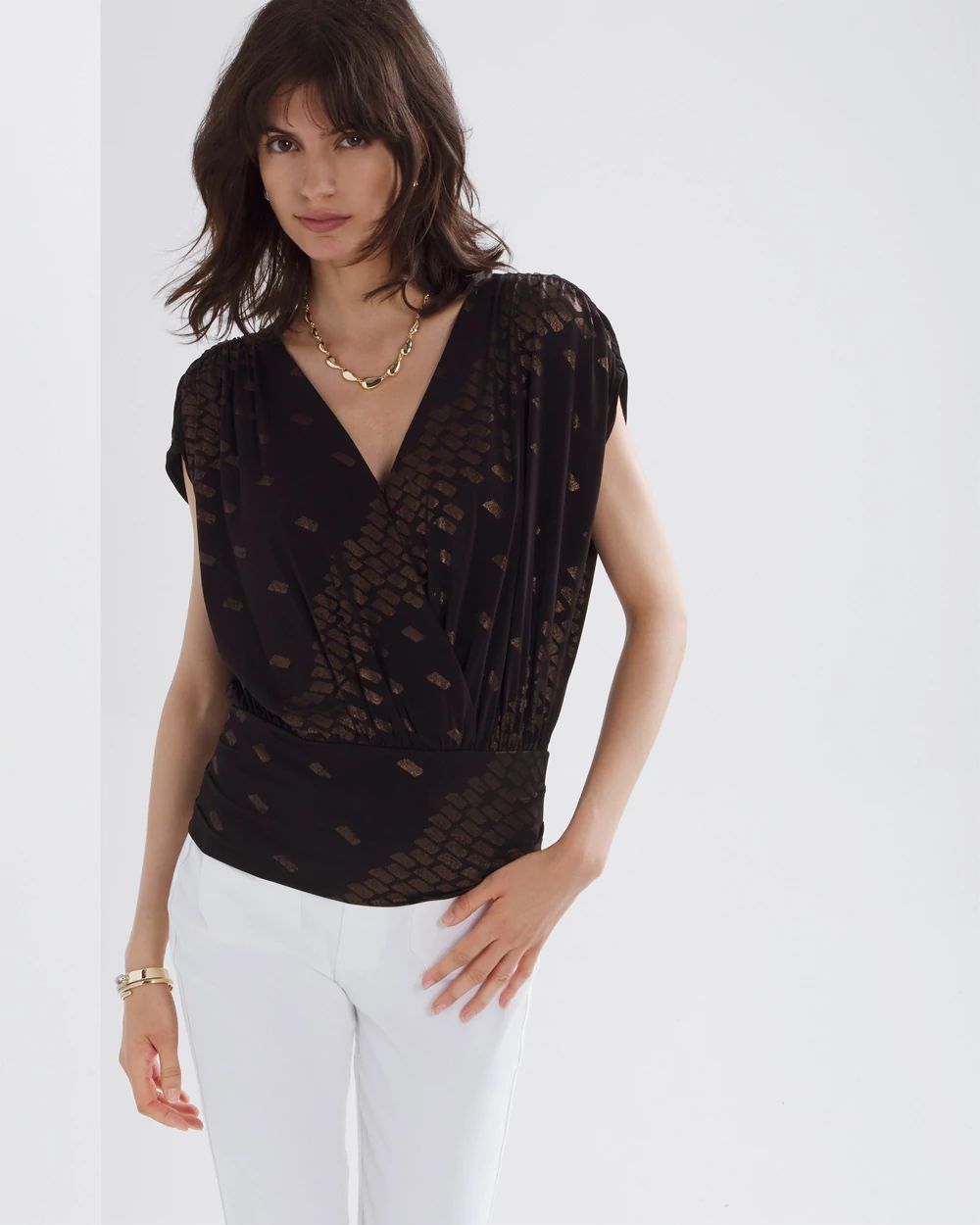 Banded waist tops 2025